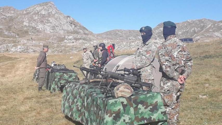 military exercise in Sinjajevina