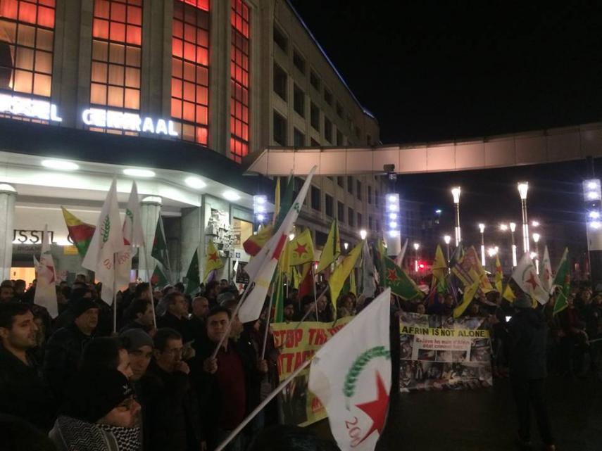 EU/België moeten reageren op Turkse agressie tegen Afrin