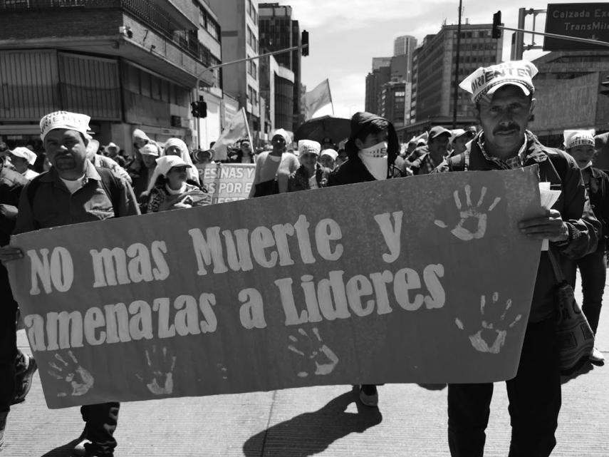 De donkere schaduw van geweld hangt boven Colombia