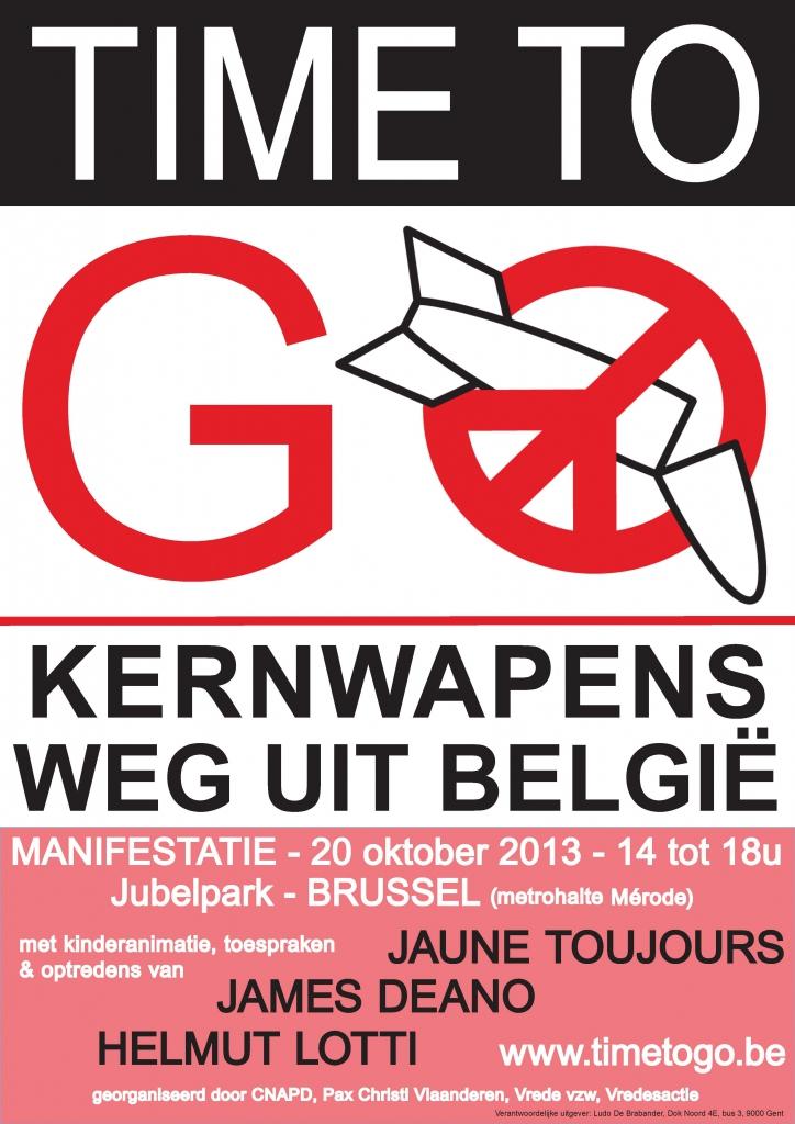 Fotoverslag &amp;#039;Time to Go&amp;#039; -manifestatie