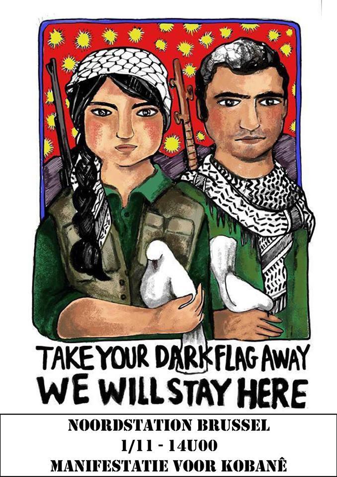Wereldactiedag tegen ISIS – Voor Kobanê – Voor de Mensheid!