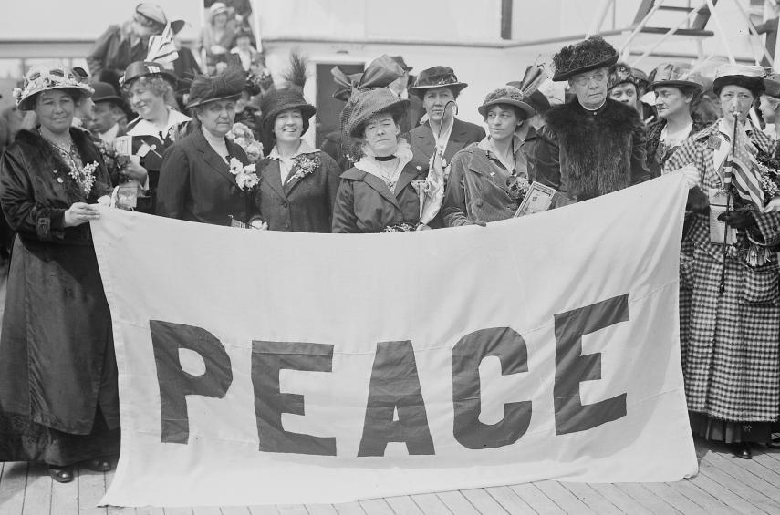 The peace movement and the First World War