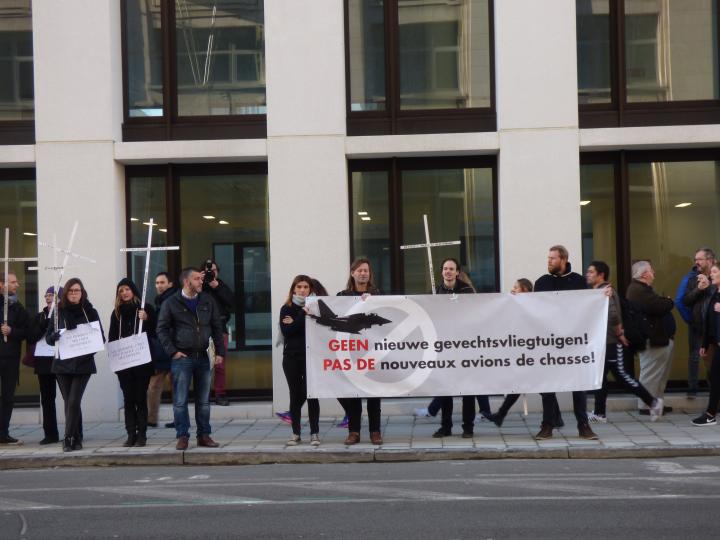 Het Platform &amp;#039;Geen Gevechtsvliegtuigen&amp;#039; vraagt transparant publiek debat