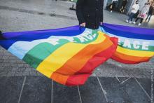 Mensenketting voor de vrede