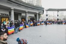 Mensenketting voor de vrede