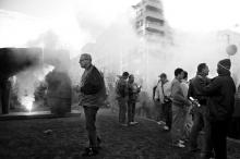 Manifestatie 2 december 2011: Besparen kan op bommen, niet op mensen!