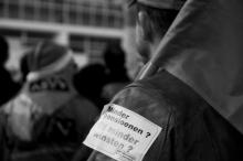 Manifestatie 2 december 2011: Besparen kan op bommen, niet op mensen!
