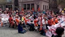 Betoging in New York: &amp;quot;Nooit meer Hiroshima!&amp;quot;
