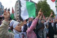 5000 betogers eisen stopzetting van oorlog en blokkade tegen Gaza