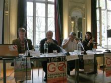 Verslag Vredesconferentie: Time to Go! Kernwapens de wereld uit!