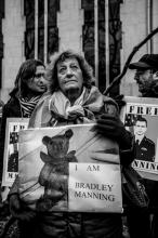 Wereldwijd protestacties tegen opsluiting Bradley Manning