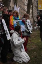 Wereldwijd protestacties tegen opsluiting Bradley Manning