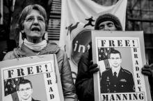 Wereldwijd protestacties tegen opsluiting Bradley Manning