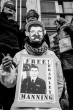 Wereldwijd protestacties tegen opsluiting Bradley Manning