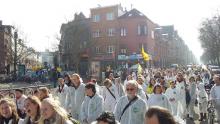Betoging tegen kernenergie in Antwerpen