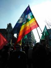 Betoging tegen kernenergie in Antwerpen