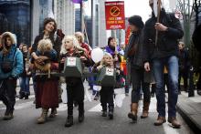 #geengevechtsvliegtuigen op de Grote Parade