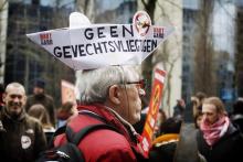 #geengevechtsvliegtuigen op de Grote Parade