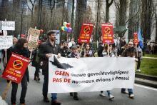 #geengevechtsvliegtuigen op de Grote Parade