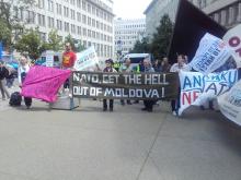 No-to-NATO meeting en betoging in Warschau