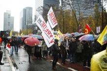 Betoging tegen het AKP-regime (fotoverslag)