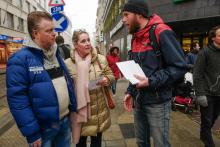 Acties tegen investeringen in kernwapens in verschillende steden
