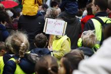 Tienduizenden stakers en spijbelaars voor het klimaat