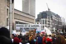 Tienduizenden stakers en spijbelaars voor het klimaat