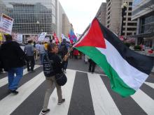 Protestmars tegen NAVO-top in Washington