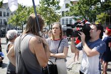 Protestmars tegen haat en voor een sociaal beleid