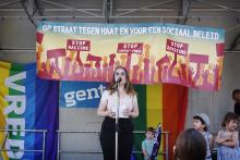 Protestmars tegen haat en voor een sociaal beleid