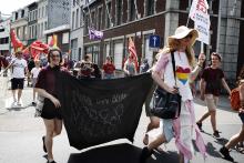 Protestmars tegen haat en voor een sociaal beleid