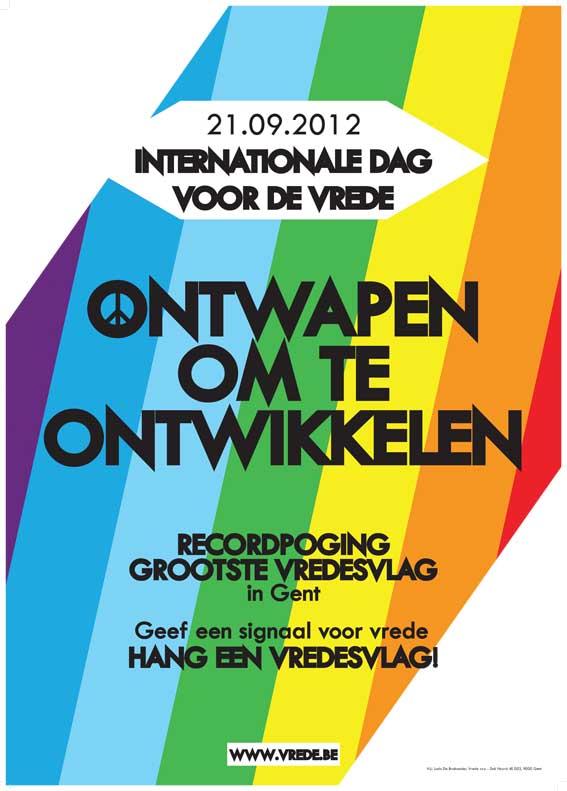 Internationale dag voor de Vrede - Ontwapenen om te ontwikkelen